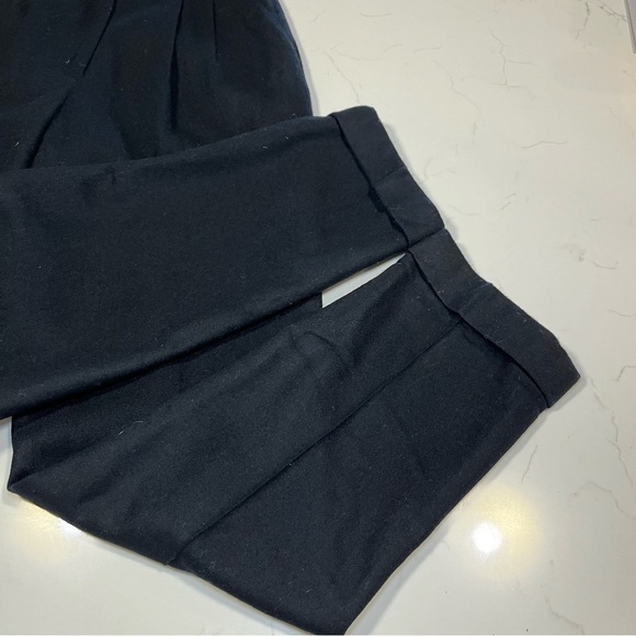 David Eliot New York Black Vintage Wool Trousers 8 - Picture 5 of 12